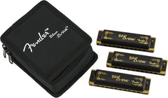 Blues DeVille Harmonica Pack of 3 with Case