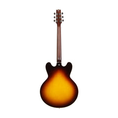 Heritage H-535 Standard Semi Hollow Body With Case In Original Sunburst