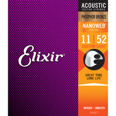 Elixir Phosphor Bronze Custom Light 11-52