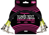 1 FT ANGLE/ANGLE 3PK BLK PATCH CABLE BLK
