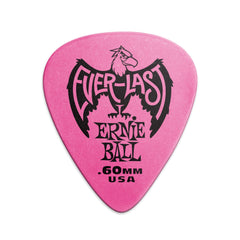 Ernie Ball Everlast Picks 0.60mm Pink - 12 Pack
