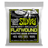 Ernie Ball Regular Slinky Flatwound Short Scale Bass Strings 45-105