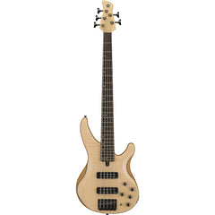 Yamaha TRBX605FM Flame Top Bass Guitar In Natural