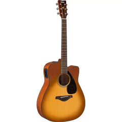 Yamaha FGX800C Acoustic Dreadnought With Cutaway In Sandburst