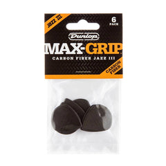 Jim Dunlop Jazz III Maxgrip Players Pick Pack