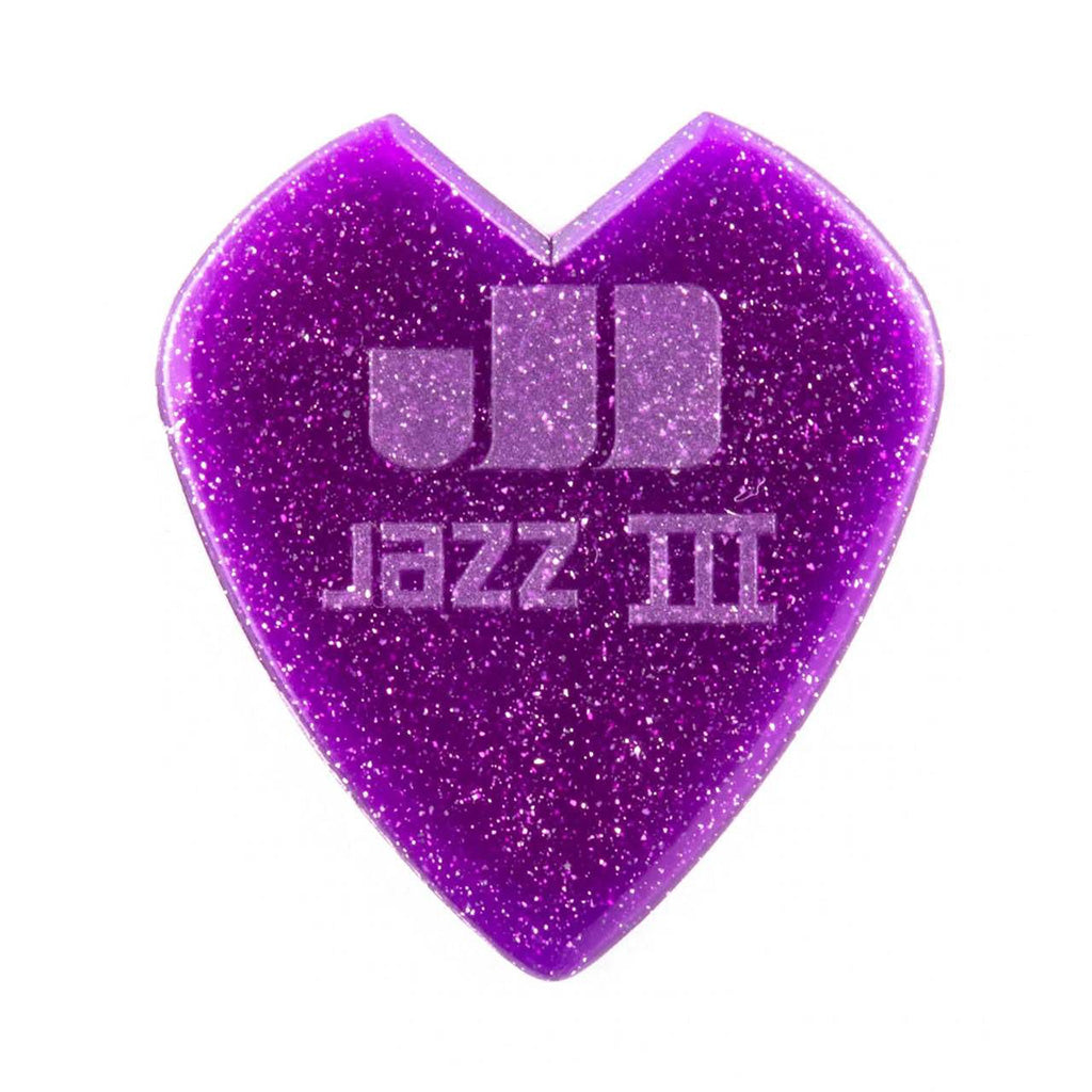 Jim Dunlop Kirk Hammett Jazz III In Purple Pack Of 6