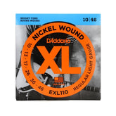 D'Addario Regular Light Gauge Electric Guitar Strings 10-46