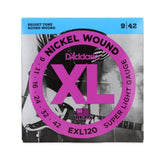 D'Addario EXL120 Super Light Gauge Electric Guitar Set 9-42
