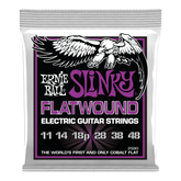 Ernie Ball Power Slinky Flatwound Electric Strings 11-48
