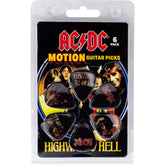 Perris AC/DC Highway To Hell Licensed Motion Guitar Picks (6-Pack)