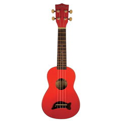 Makala Dolphin Soprano Ukulele In Red Gloss