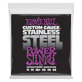 Ernie Ball Stainless Steel Power Slinky Electric String Set 11-48