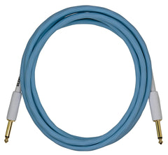 Pig Hog Hex Series Silent Cable 10 ft - Daphne Blue