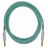 Pig Hog Hex Series Silent Cable 10 ft - Seafoam Green