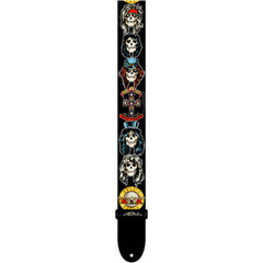 Perris 2" Polyester Guns N Roses - Licensed Guitar Strap