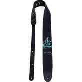 Perris 2.5" Leather Elvis High Res Print on Black Licensed Guitar Strap