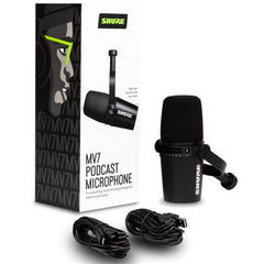 Shure Motiv MV7 Podcast USB/XLR Condenser Microphone