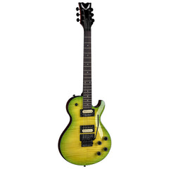 Dean Thoroughbred Classic Floyd With Flame Maple Top In Slime