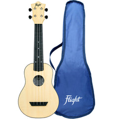 Flight TUS35 Travel Ukulele In Natural