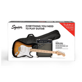 Squier Sonic Stratocaster Pack - 2-Color Sunburst