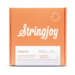 Stringjoy Foxwoods Coated Acoustic 12 String Super Light 11-52