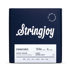 Stringjoy Signatures Husky Super Light Gauge 9-46 Electric Guitar Strings