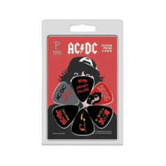 Perris AC/DC Licensed Guitar Pick Packs – 6 in a pack