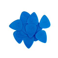 Ernie Ball Nylon Guitar Picks - Thin 0.53mm Blue - 12 Pack