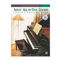 Alfred Basic Adult All-in-One Piano Course Book 3
