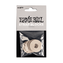 Ernie Ball Strap Blocks 4pk - Gray