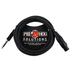 Pig Hog 10ft TRS(M)-XLR(F) Balanced Cable