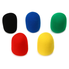 AMS 195 Bag Of 5 Mic Windshields Ass Colours