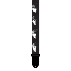 Perris 2" Polyester Band Faces Beatles Licensed Guitar Strap
