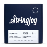 Stringjoy Signatures Heavy Bottom Light Gauge 10-52 Nickel Wound Electric Strings