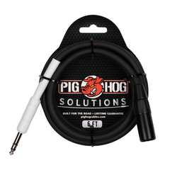 Pig Hog Cable XLR Male to 1/4 TRS 6ft