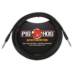 Pig Hog Cable 1/4" TRS 15 ft (4.5m)
