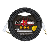 Pig Hog Hex Series Silent Cable 18.6 ft Grey - Right Angle