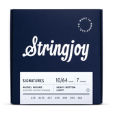 Stringjoy Signatures 7 String Heavy Bottom Light Gauge 10-64 Nickel Wound Electric Strings