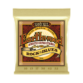 Ernie Ball Rock and Blues Earthwood 80/20 Bronze Acoustic Strings 10-52