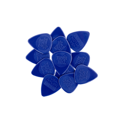 Ernie Ball Nylon Guitar Picks - Medium 0.72mm Dark Blue - 12 Pack