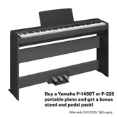 Yamaha P-145B Digital Piano *FREE ACCESSORIES*
