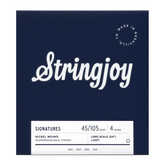 Stringjoy Light Gauge 45-105 4 String Long Scale Nickel Wound Bass Strings