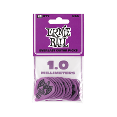 Ernie Ball Everlast Pick 12-Pack Purple - 1.0mm