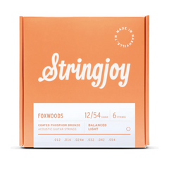 Stringjoy Foxwoods Light Gauge (12-54) Coated Phosphor Bronze