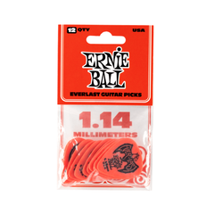 Ernie Ball Everlast Pick 12-Pack Red - 1.14mm