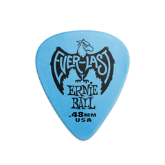Ernie Ball Ever-Last Guitar Pick .48mm 12 Pack - Blue