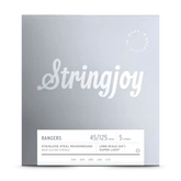 Stringjoy Long Scale 5 String Super Light Gauge Stainless Bass Strings - 45-125