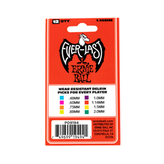 Ernie Ball Everlast Pick 12-Pack Red - 1.14mm