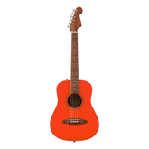Fender California Standard Redondo Mini with Bag Spruce Top Fiesta Red