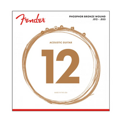 Fender Phosphor Bronze 12-53 Acoustic Strings
